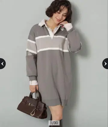 Arpege story 아르페쥬 스토리 레이스 절개 라거 니트 원피스