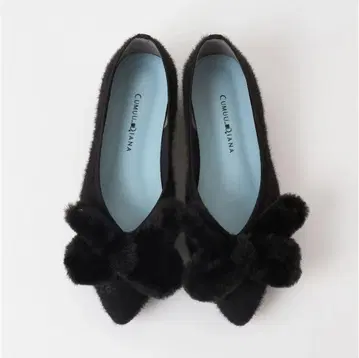 CUMULU DIANA 블랙 플랫슈즈