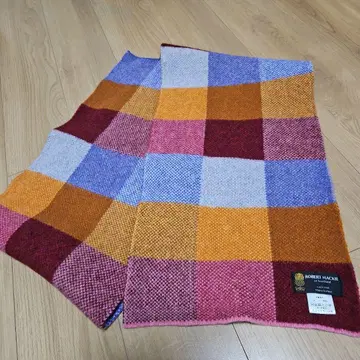 deuxC 두세의 ROBERT MACKIE 체크 무늬 머플러