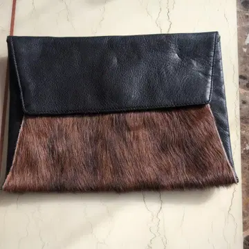 toeppe 레오파드 무늬 클러치백