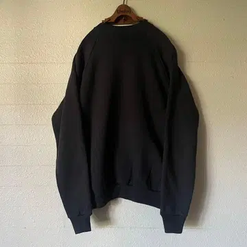 데드스탁 90s hanes 헤인즈 맨투맨 M 블랙 무지