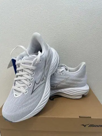 Mizuno WAVE RIDER 28 화이트 22.5cm