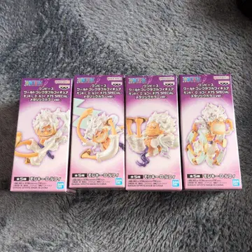 원피스 월드 컬렉션 니카 SPECIAL 메탈릭 컬러 피규어 4체 세트