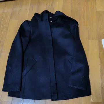 쿠미쿄쿠 더플 코트 네이비