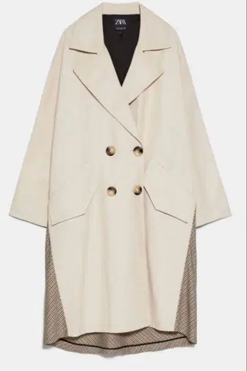 ZARA 오버사이즈 트렌치코트 베이지