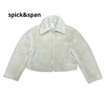 Spick&Span 인조 모피 블루종 보아 자켓 23AW