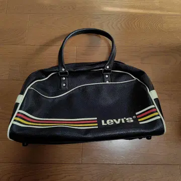 LEVI'S 보스턴 백 블랙 스트라이프