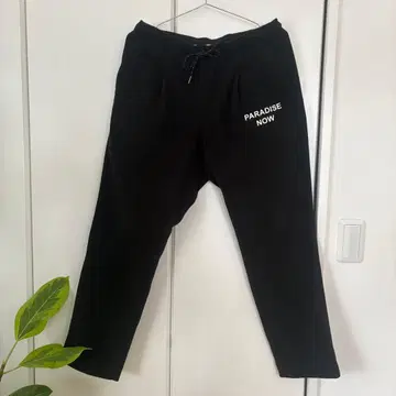 SALVAGE PUBLIC 블랙 플리스 팬츠