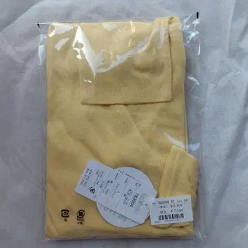 천사의 쉬폰 7부 소매 티셔츠 샤베트 컬러 M