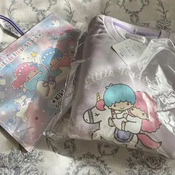 미사용 미개봉 새상품 리틀 트윈 스타즈 키키라라 홈웨어 상하의 파자마