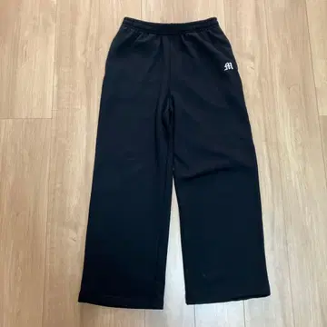 EMODA 블랙 조거 팬츠 M 자수