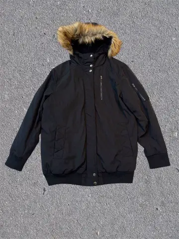 00s Y2K 빈티지 N-2B 퍼 밀리터리 자켓