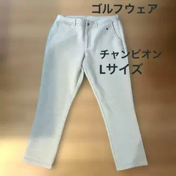 Champion 골프웨어 스웨트 팬츠 베이지 남성용 L 사이즈 겨울