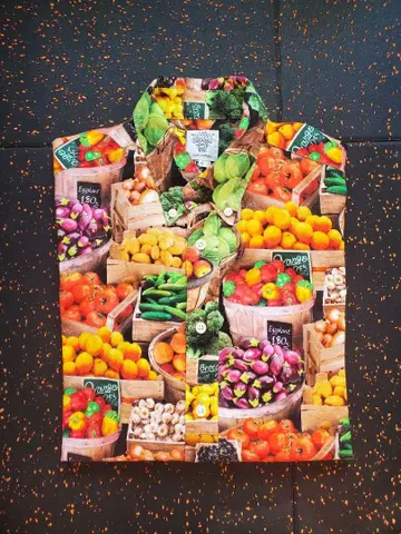 THE SHARKEY'S GALLERY 후르츠 패턴 셔츠