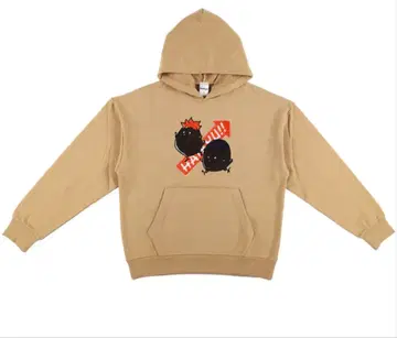 하이큐 사가 자수 후드 부착 후드티