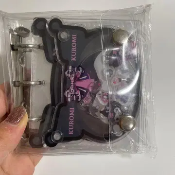 쿠로미 A8 바스락 노트 씰북 클리어 포켓 25개 포함