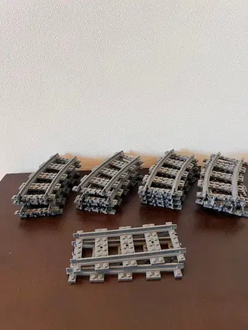 레고 곡선 레일 직선 선로 세트