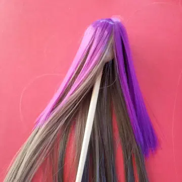 인형 가발 약 4.5인치 핸드메이드 제품