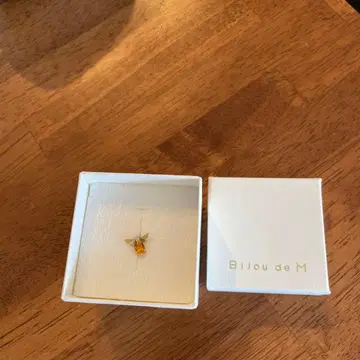 Bijou de M 오렌지 벌 디자인 귀걸이 (한쪽용)