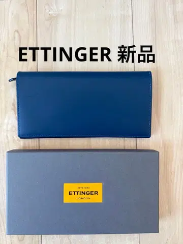 [ 미사용 새상품 ] ETTINGER 가죽 장지갑