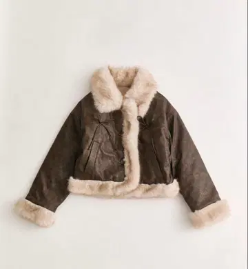 OLIVE des OLIVE 퍼 무스탕 코트