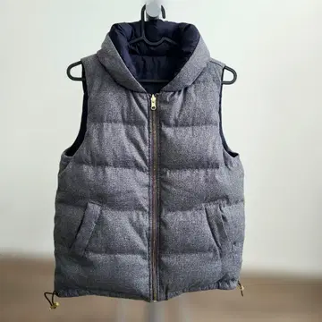 리버서블 그레이 네이비 다운 베스트