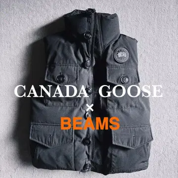 새상품급 Canada Goose x beams 별주 몬트리올 다운 베스트