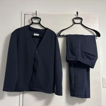 ORIHICA 파자마 수트 셋업 네이비 S 새상품급