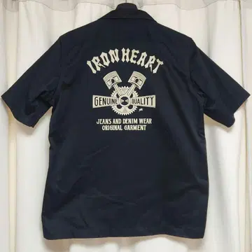 컨디션 최상! 아이언 하트 반팔 워크 셔츠 M IRON HEART