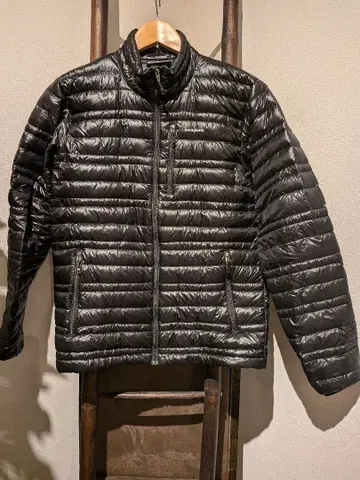 patagonia 남성용 S 블랙 다운 자켓