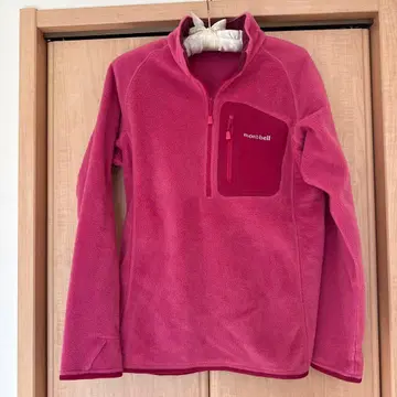 mont-bell 핑크 플리스 자켓