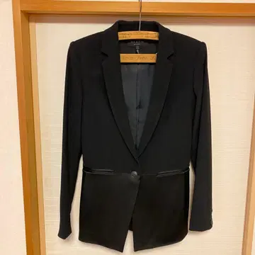 블랙 테일러드 자켓