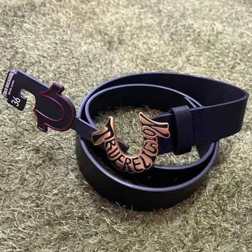 트루 릴리전 벨트 블랙/골드