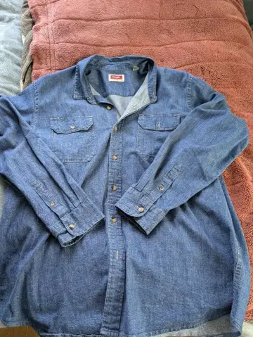 Wrangler 데님 셔츠 XL