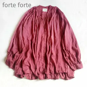 forte forte 코튼 실크 블라우스 이탈리아제