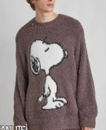 미사용 새상품 젤라또피케 x 스누피 콜라보 의류 (남성용 사이즈)