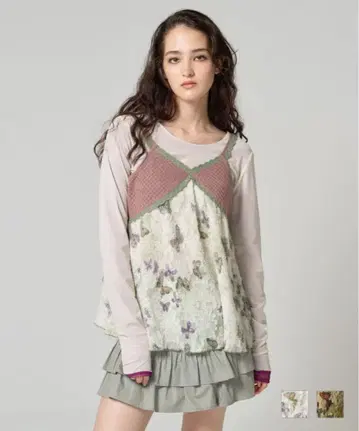 TINA:JOJUN 버터플라이 튜닉