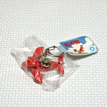 새상품 택 포함 스튜디오 지브리 붉은 돼지 키링 사보이아와 포르코