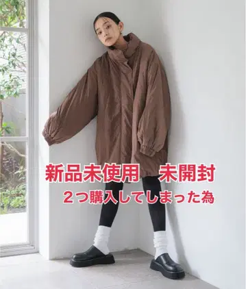 미사용 미개봉 새상품 로리즈팜 몬스터 코트 브라운