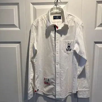 사이코 버니 화이트 긴팔 셔츠 M