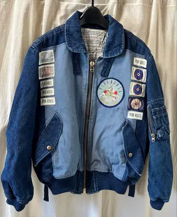 PINK HOUSE 패치워크 봄버 자켓