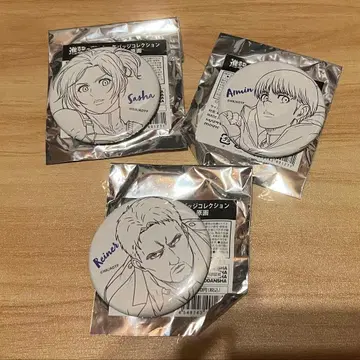 진격의 거인 원화 캔뱃지 라이너 알민 사샤