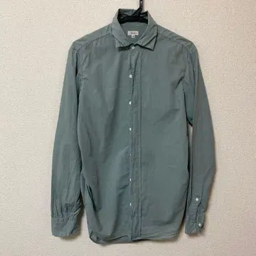 Scye 블루 긴팔 셔츠