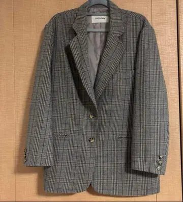 코코딜 체크 자켓