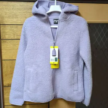 플리스 자켓 S 라벤더 포그