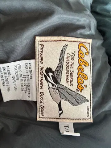 Cabela's 다운 자켓 다크 그린 Cabela's