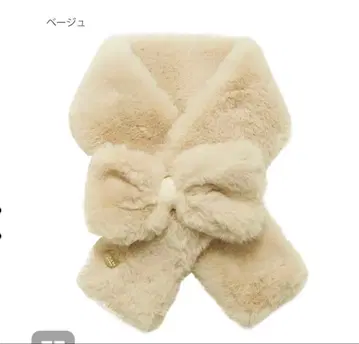 폴앤조 리본 머플러 미사용 새상품