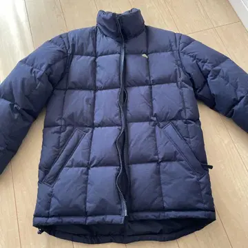 LACOSTE 네이비 리버서블 다운 자켓 M
