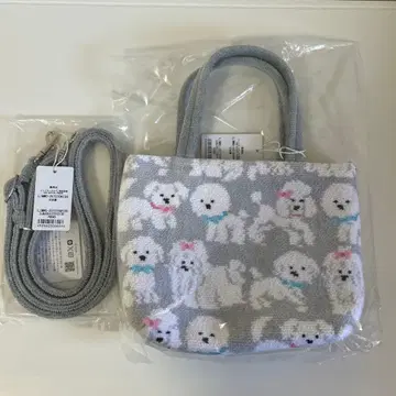 러브리 바이 페이러 모후모후 완찬 백&스트랩 세트 그레이