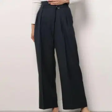 새상품급 그린 라벨 릴랙싱 트윌 하이웨스트 턱 팬츠